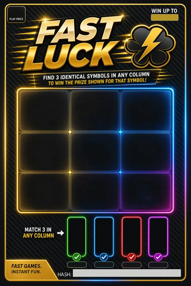 Ticket preview — Fast Luck