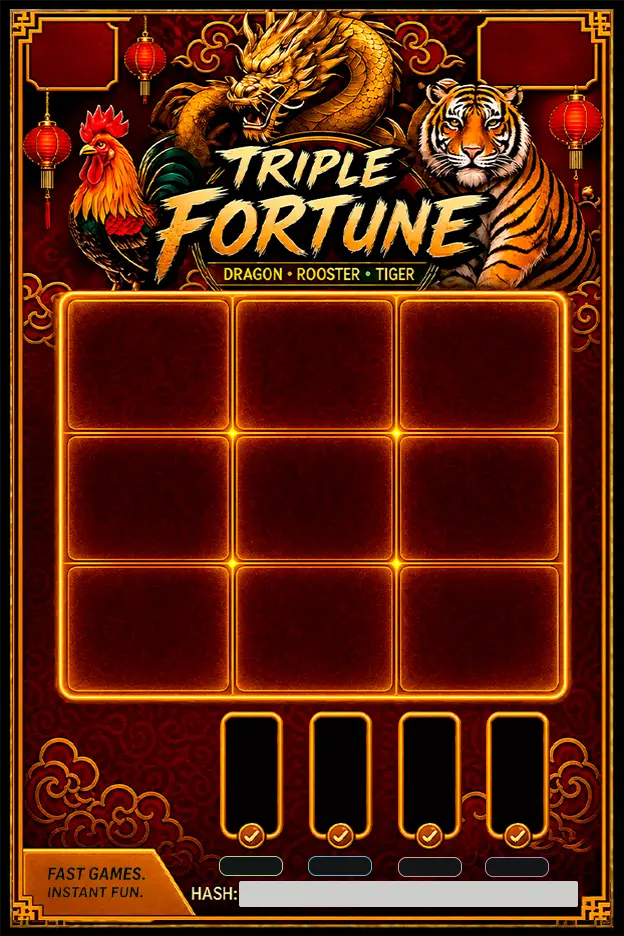 Ticket preview — Triple Fortune